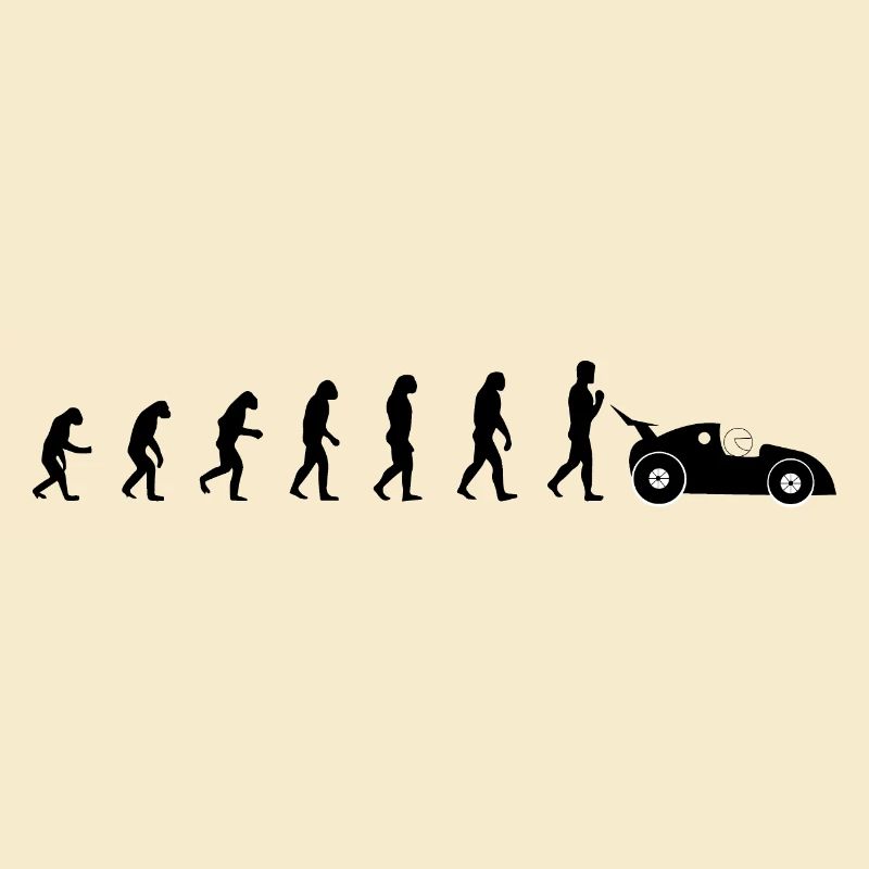 evolution of racing / Evolution Rennfahrer Design