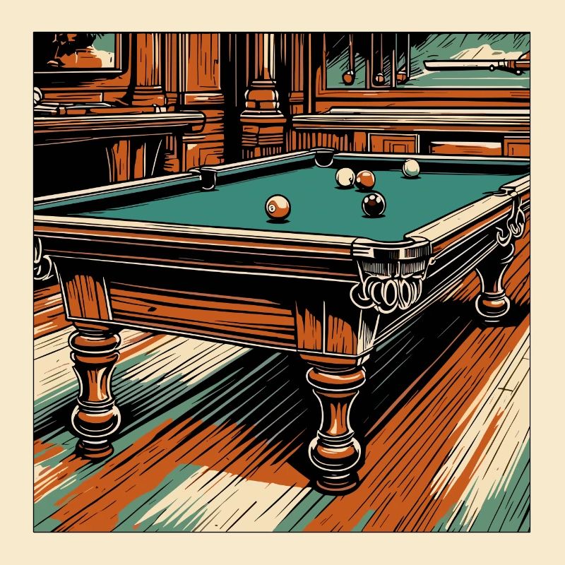 Billard / Boule de billard / 8 boules / billard / Kö