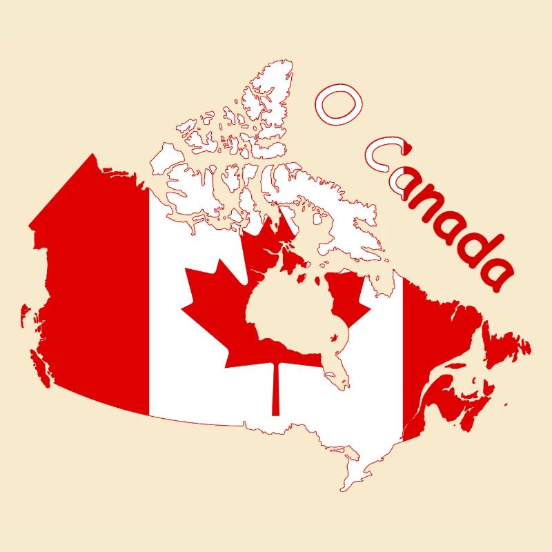 O Canada Flag Canada Silhouette