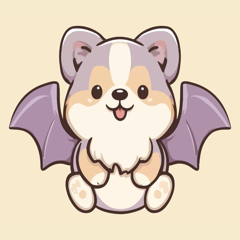Chibi Bat Pup Plüschtier