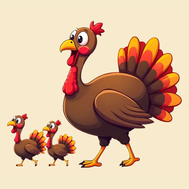 Bébé dinde de Thanksgiving