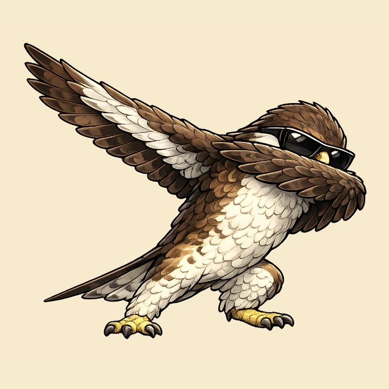 Dabbing Bussard