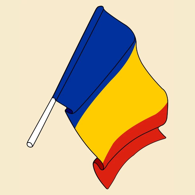 Drapeau Roumanie