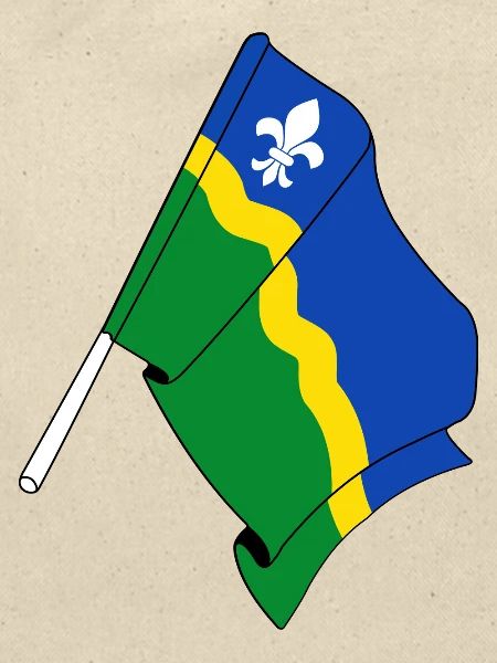 Flagge der Provinz Flevoland