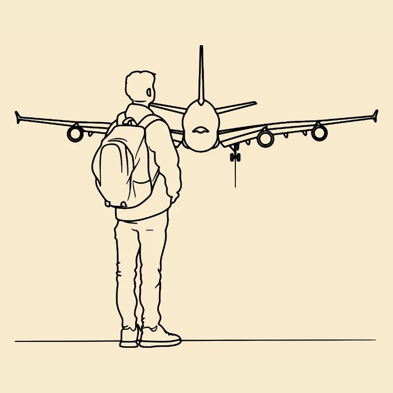 Plane Spotter Drawing