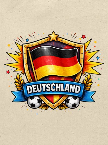 Deutschland Shield Fußball Design