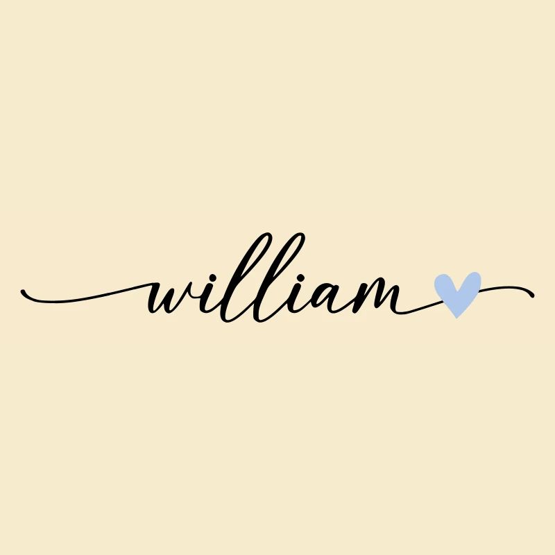 William Name Calligraphy Font