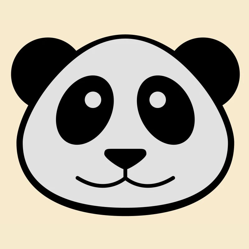 Visage de panda