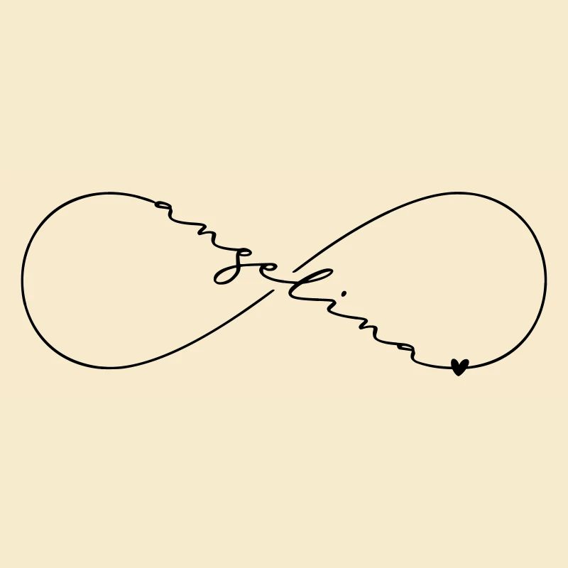 Angelina Name Infinitysymbol