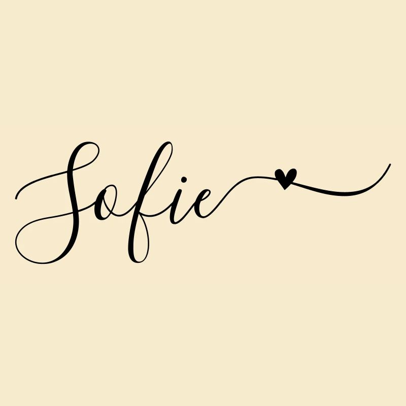 Sofie Nom Prénom Décoratif