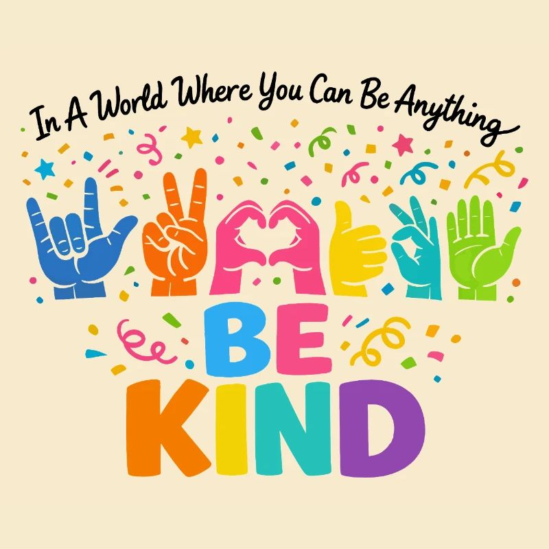 Be Kind Sign Language Inclusive