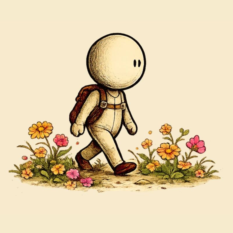 Der kleine Gedanke | Wanderer