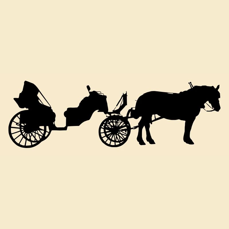 Calèche à cheval