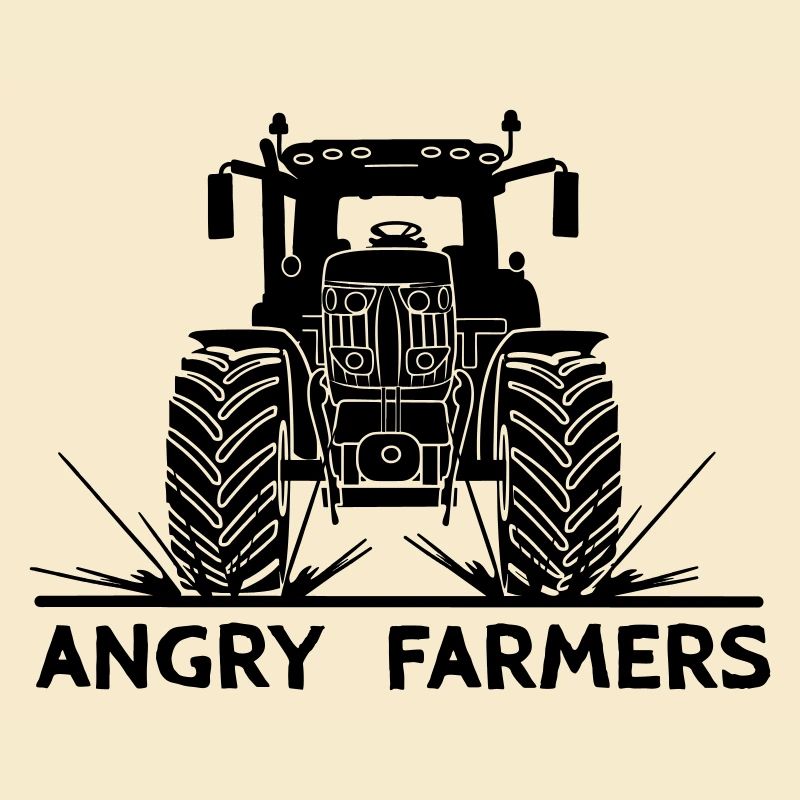 Tractor protest Angry farmers