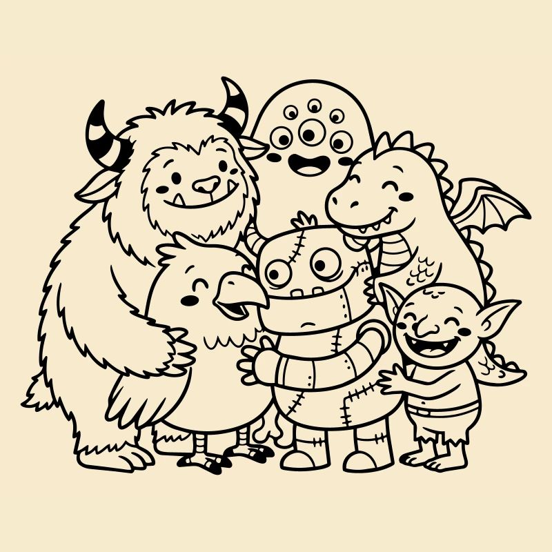 monstres mignons