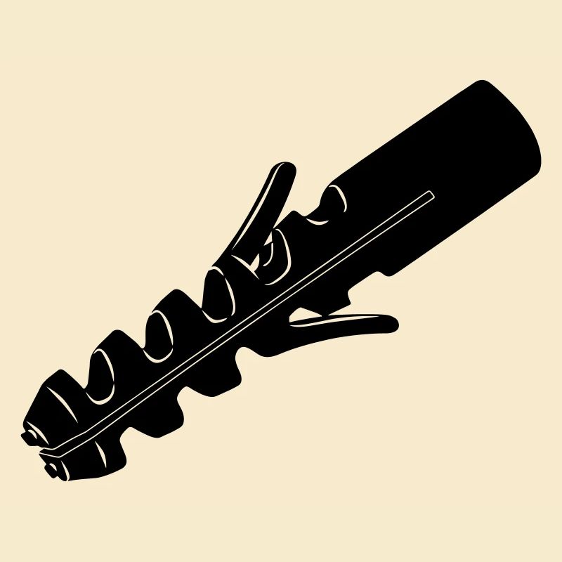 Fiche murale pour vis