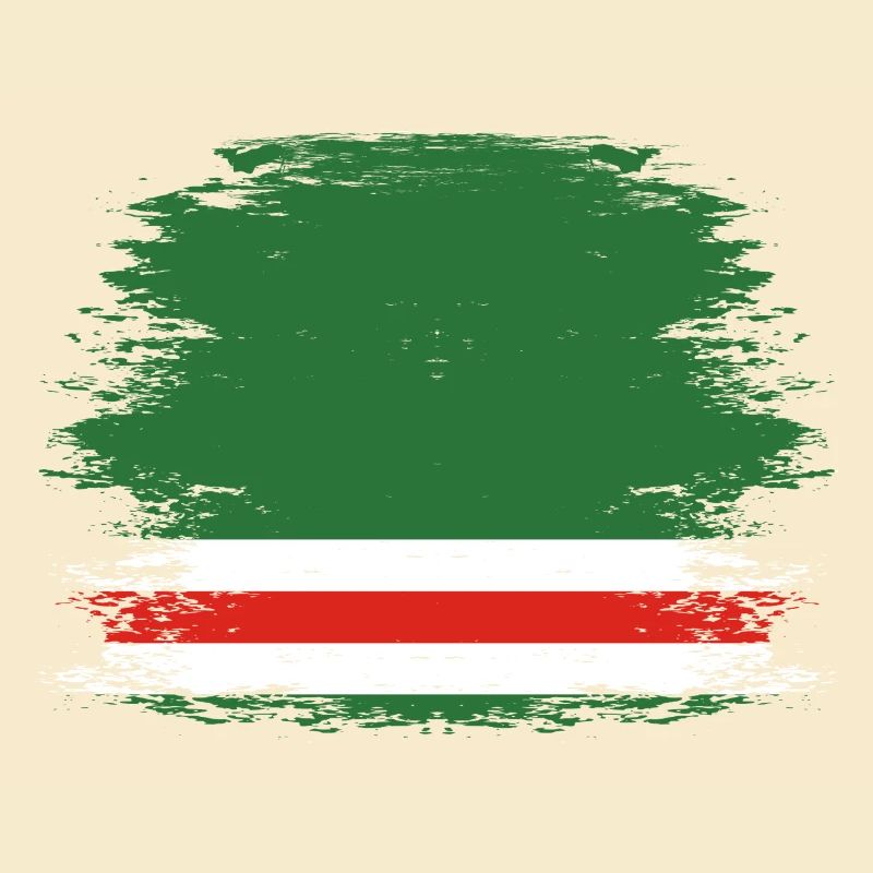 Chechnya flag used