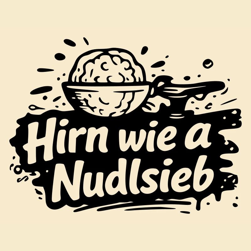 Brain like a pasta strainer