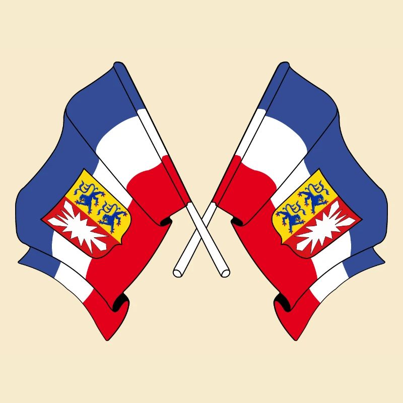 Two flags Schleswig Holstein