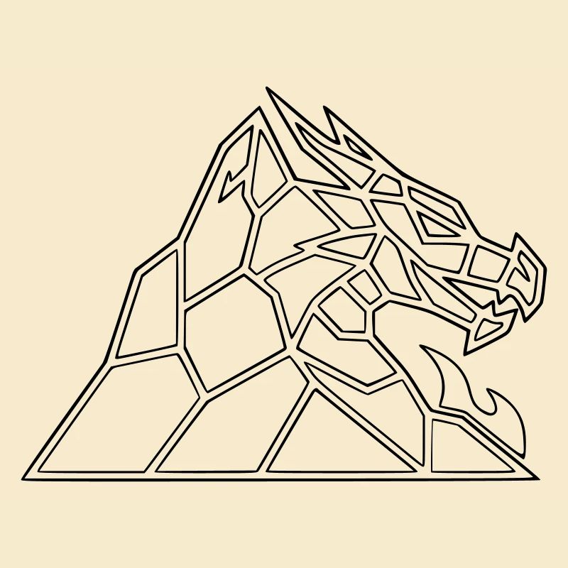 Drachenfels Geometric: Dragon Saga as Vector
