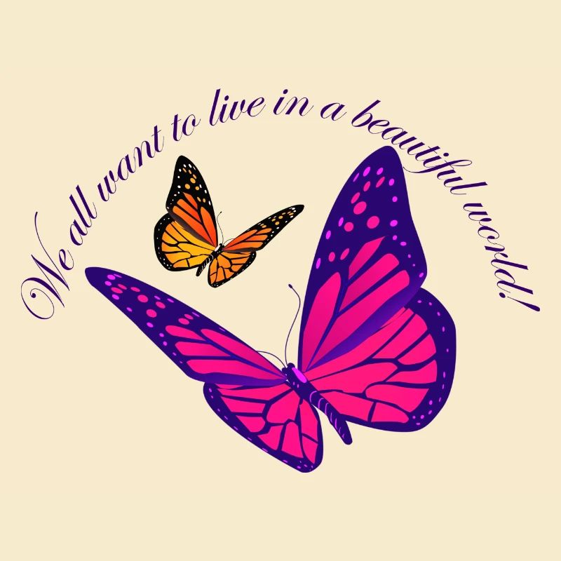 Neon Butterfly Magic