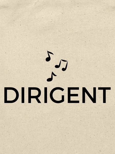 Dirigent mit Noten