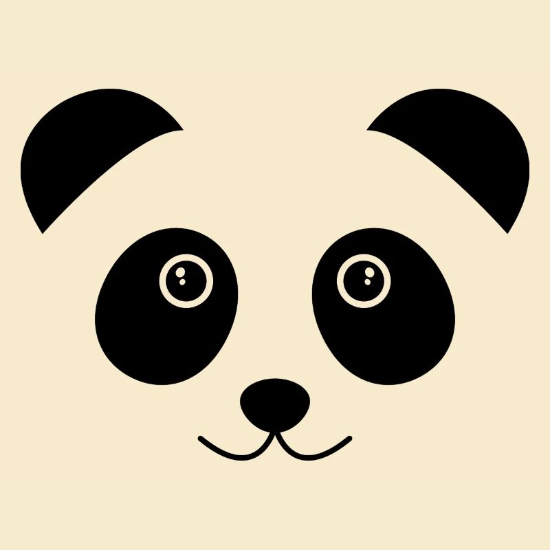 Visage de panda