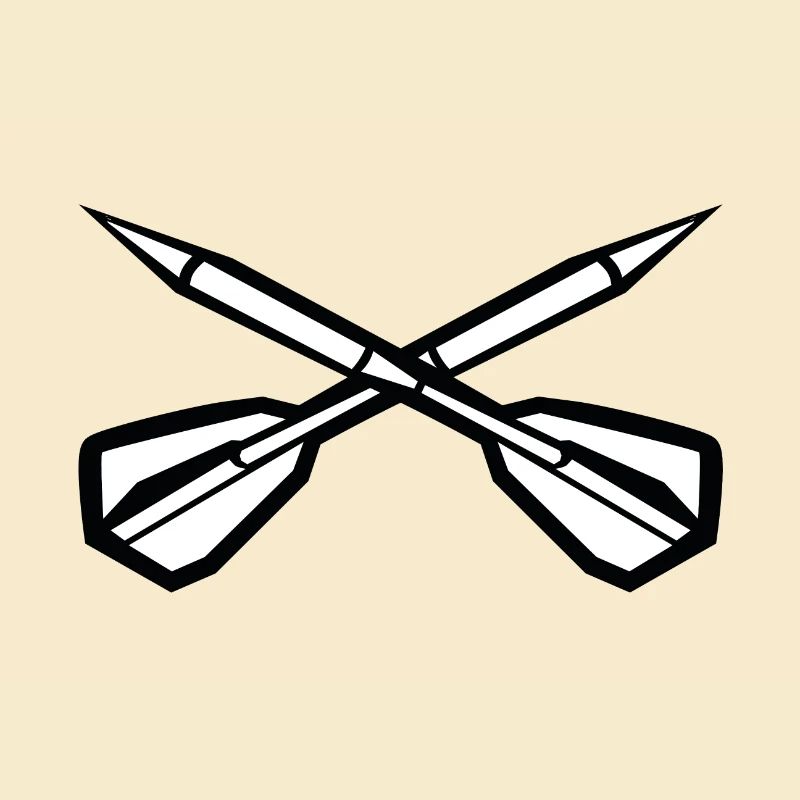 Croix de fléchettes