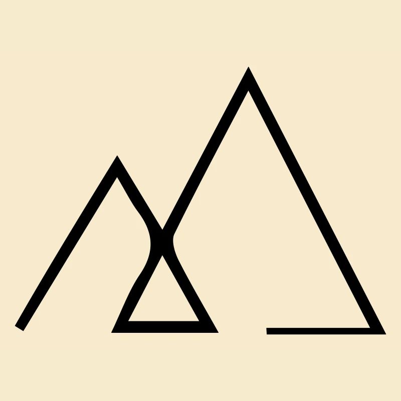 Symbol logo mountain