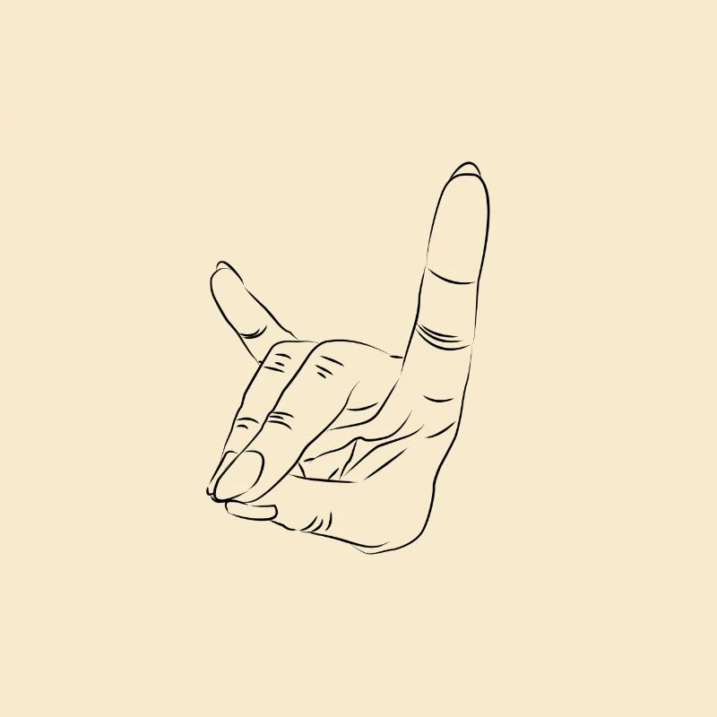 Line drawing - Rest time Silence