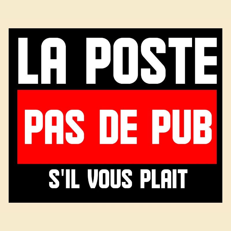 la poste pas de pub s'il vous plait