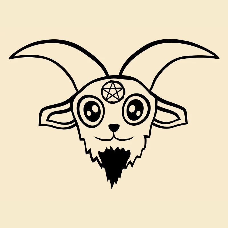 Pentagramme Diable Chèvre
