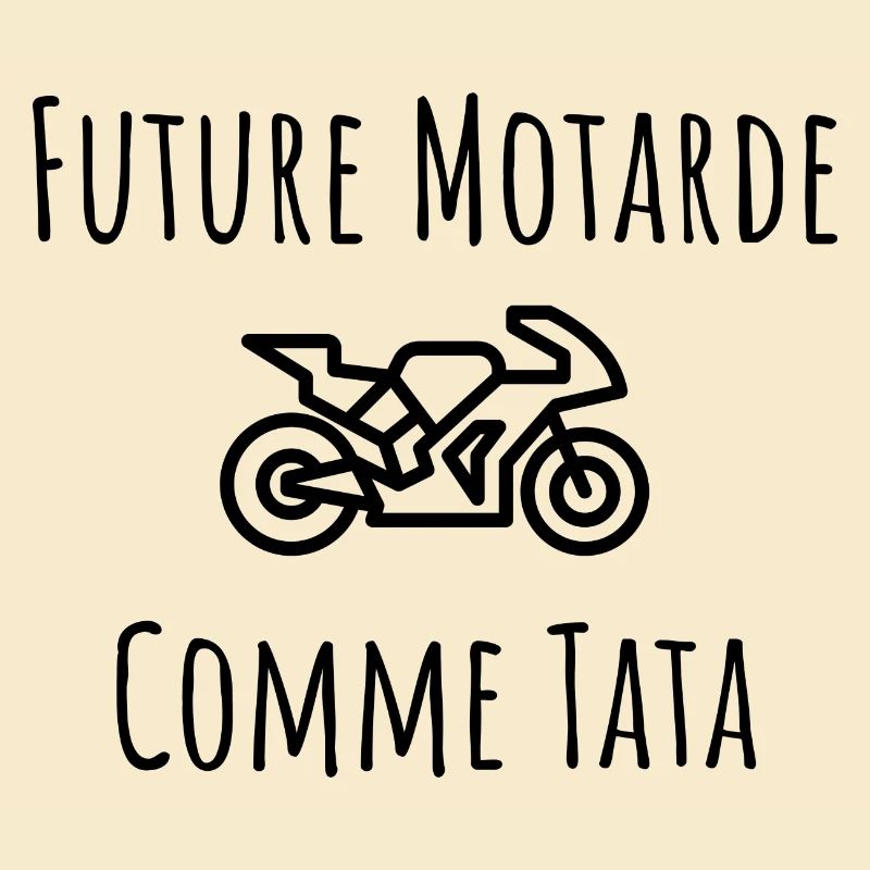 future motarde comme tata cadeau bebe naissance