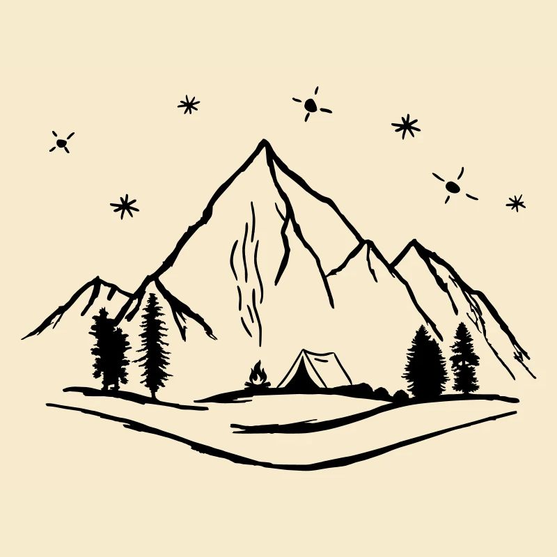 Berge, Zelten, Camping