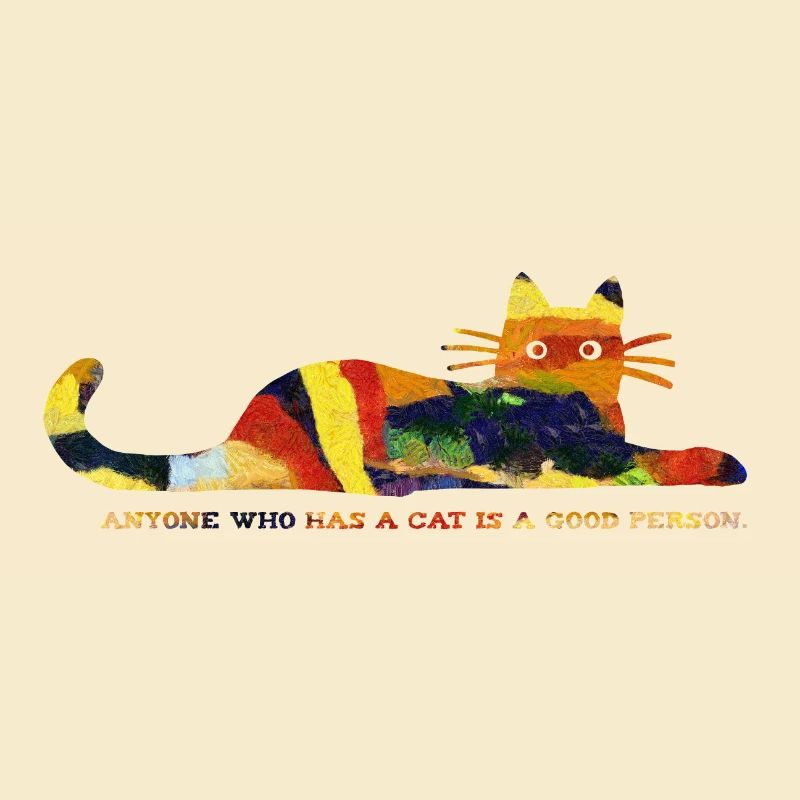Jeder, der eine Katze hat, ist ein guter Mensch
