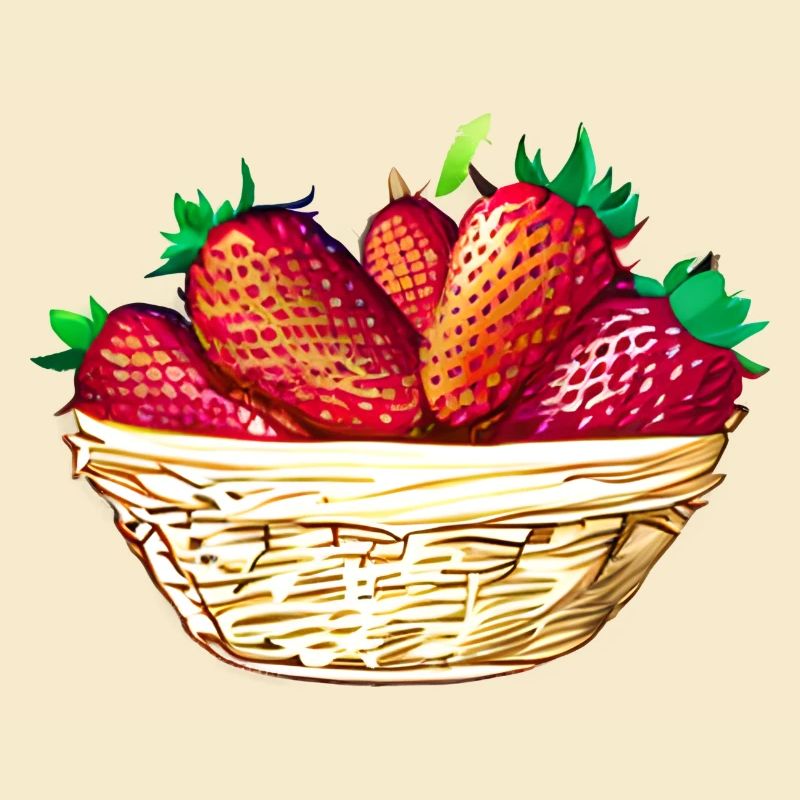 Erdbeeren Erdbeere Korb Erdbeerfeld