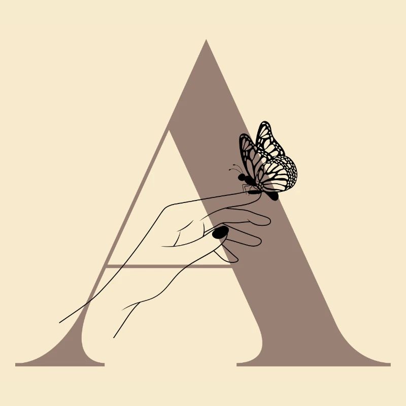Magic butterfly letter