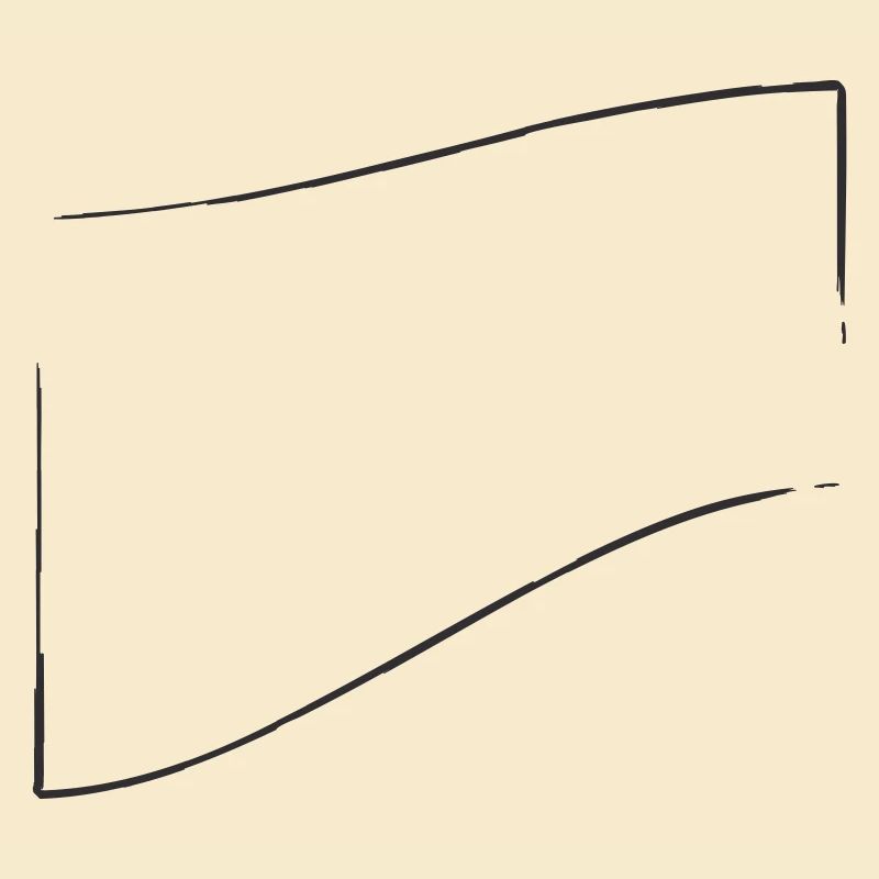openFrame upward bent | Vectorgraphic