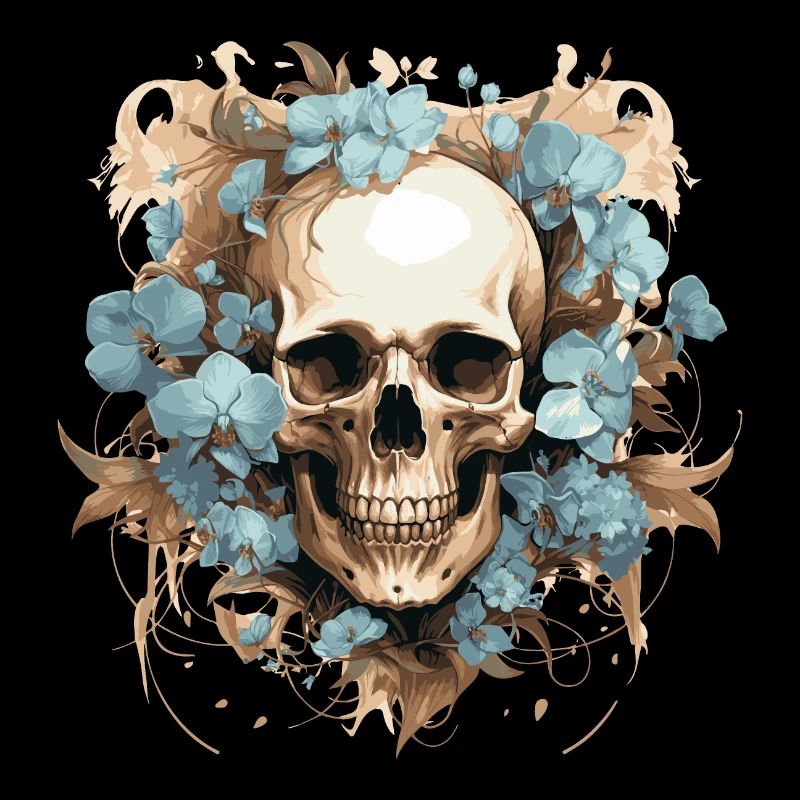 Crâne de fleur
