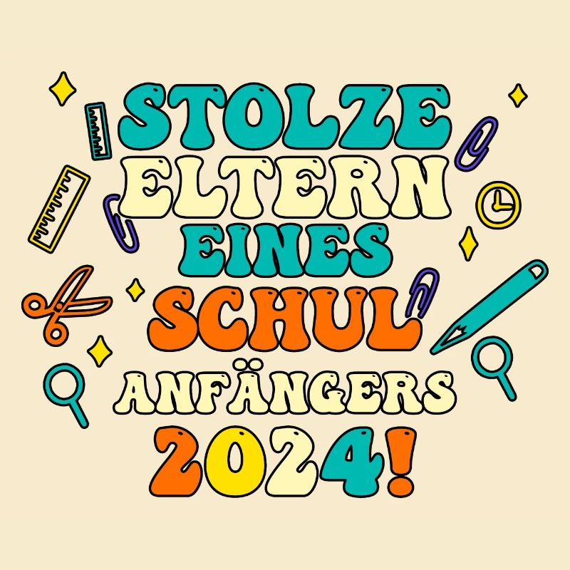 Eltern Schulkind Grundschule Erste Klasse Einschul