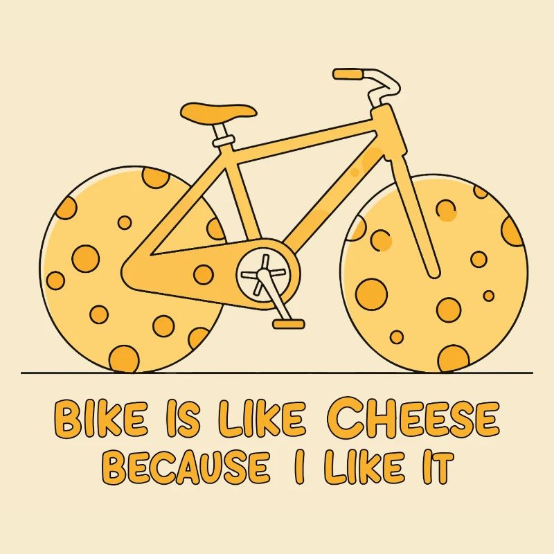 Le vélo, c’est comme du fromage parce que j’aime ça