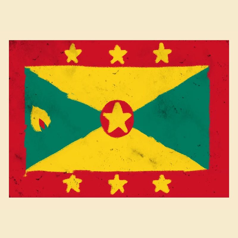 Drapeau de Grenade – Île colorée