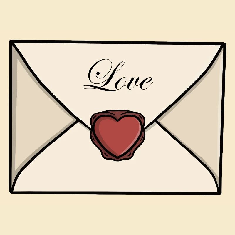 Cute Love Letter Envelope