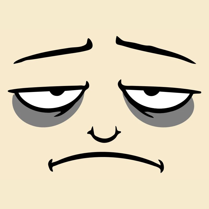 Grumpy sad disappointed face funny