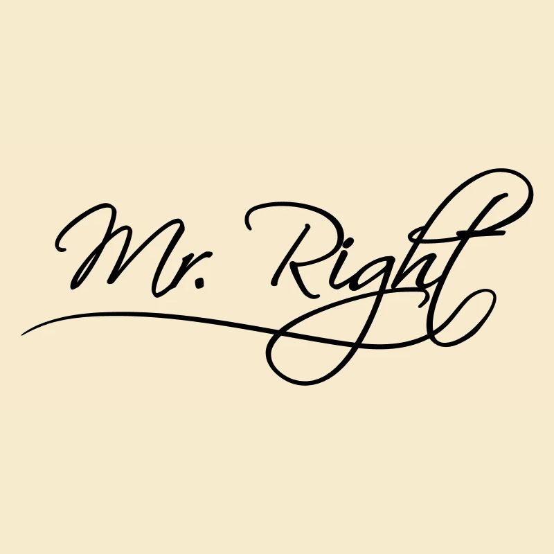 mr right bester ehemann husband text junggesellena