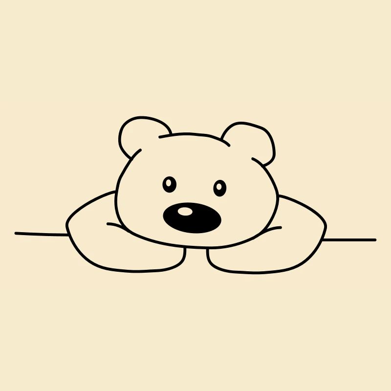 Cute Cute Cute Sad Bear Brown Bear