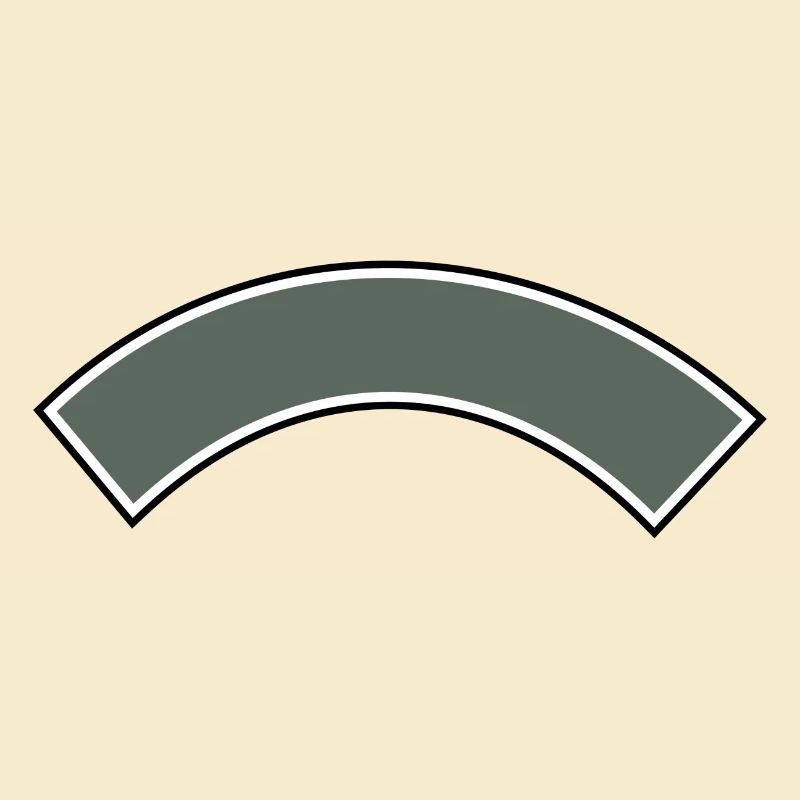 Bannière pliée à plat