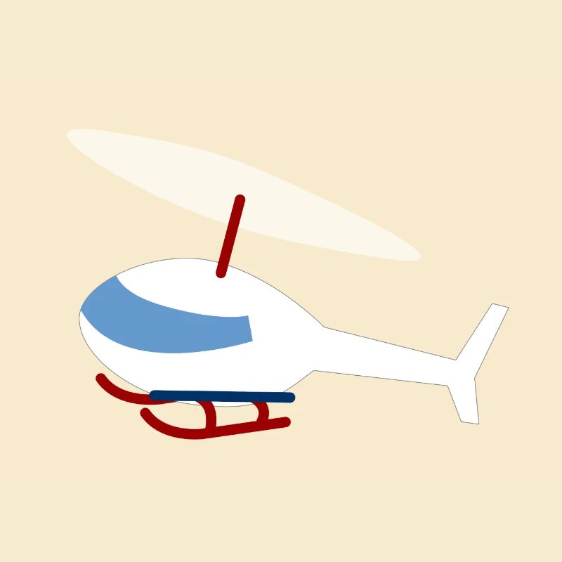 Hélicoptère blanc