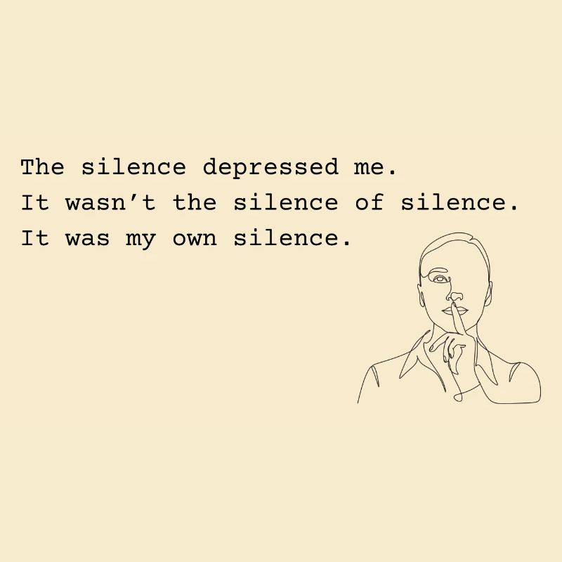 Sylvia Plath - Silence