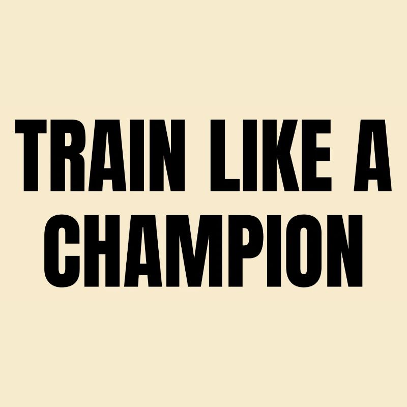 Entraînez-vous comme un champion